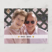 Budget Carte de remerciements photo du 50e anniver (Dos)