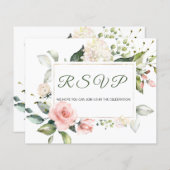 Budget - Carte RSVP. (Devant / Derrière)