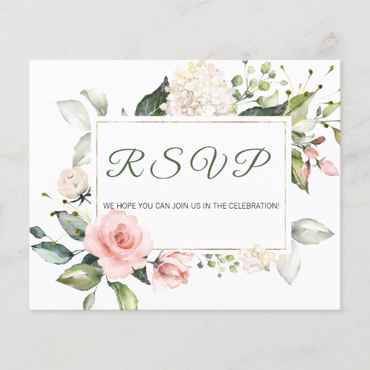 Budget - Carte RSVP. (Devant)