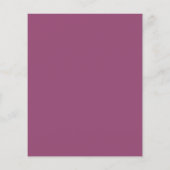 BUDGET Cassis paars ampersand bruiloft uitnodiging (Achterkant)