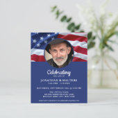 Budget Celebration Of Life USA Drapeau Carte Patri (Debout devant)