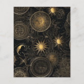 Budget Celestial Zwart Goud Bruiloft (Achterkant)