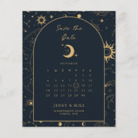 BUDGET Celsius Calendar Arch Save the Date Flyer
