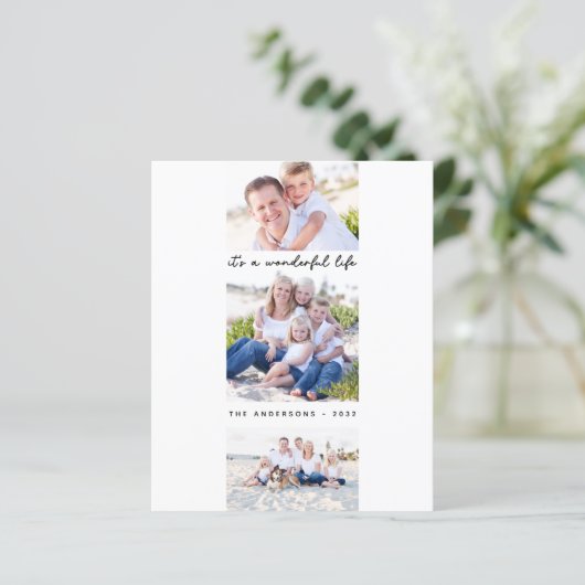 Budget C'est une merveilleuse carte de vacances ph (Debout devant)