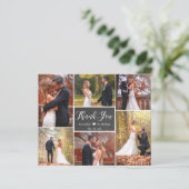 Budget Chalkboard Collage Weddenschap Hartelijk da (Staand voorkant)