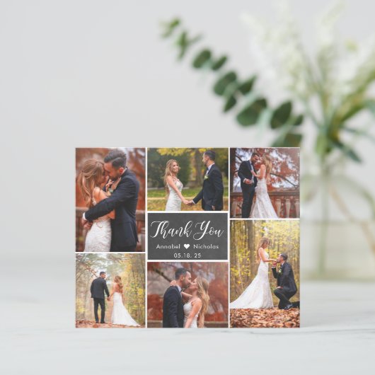 Budget Chalkboard Collage Weddenschap Hartelijk da (Staand voorkant)