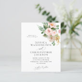 Budget Champagne & Pink Floral Wedding (Staand voorkant)