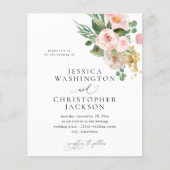 Budget Champagne & Pink Floral Wedding (Voorkant)