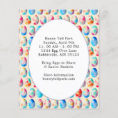 Budget Charmant Gnome & Basket Easter Egg Hunt Flyer (Achterkant)