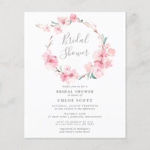 Budget Cherry Blossom Bridal Shower