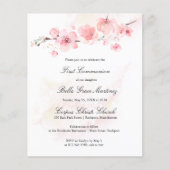 Budget Cherry Blossom Eerste communiqué (Voorkant)