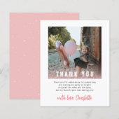 Budget Chic 1er anniversaire Enfants Carte de reme (Devant / Derrière)