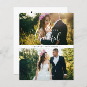 Budget Chic 2 Photos Collage Hand Lettered  (Voorkant / Achterkant)