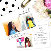 Budget Chic 5 Multi Foto Afstuderen Aankondiging