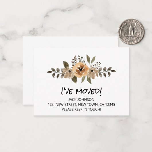 Budget & Chic J'ai déplacé la carte Faire-part (Devant/Arrière en situation)