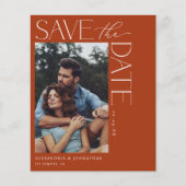 Budget Chic Stijlvolle Mod Foto Save the Date 2 Ro (Voorkant)