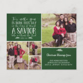 Budget Christelijke kerstcollage Luke 2 Foto (Voorkant)