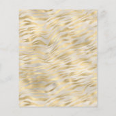 Budget Christmas Tree Menu Card Paper Sheet (Achterkant)