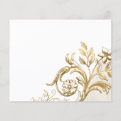 BUDGET Classic Wit Goud Foto Quinceañera (Achterkant)