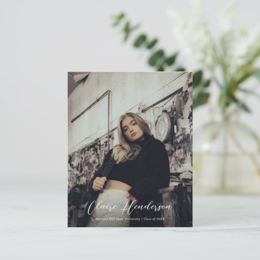 Budget Classy Overlay Fotocollage Afstuderen (Staand voorkant)