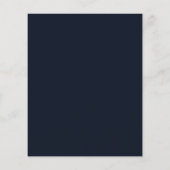 Budget Classy Roos Gold & Navy Blue Birthday Party (Achterkant)