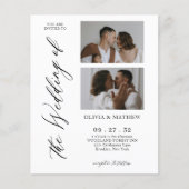 BUDGET Classy Script Fotocollage Wedding (Voorkant)