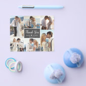 Budget Collage Chalkboard bruiloft dank u Flyer (Enkel)