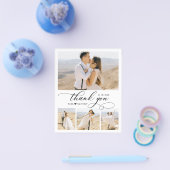 Budget Collage Weddenschap Dank u Script Flyer (Enkel)