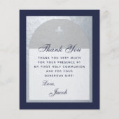 Budget Communion Marine Blue Silver Carte de remer (Devant)