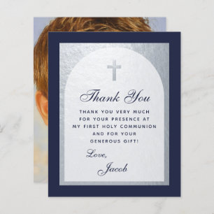 Budget Communion Marine Blue Silver Carte de remer