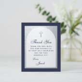 Budget Community Navy Blue Silver - Hartelijk dank (Staand voorkant)