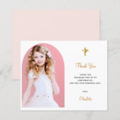 Budget confirmatief fotomeisje blush arch bedankt (Voorkant / Achterkant)