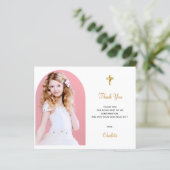 Budget confirmatief fotomeisje blush arch bedankt (Staand voorkant)