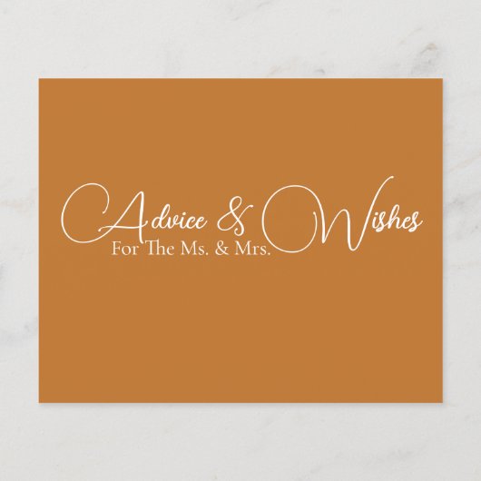 Budget Conseils minimaux Mariages Cartes de voeux (Dos)