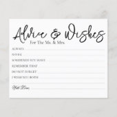 Budget Conseils minimaux Mariages Cartes de voeux (Devant)