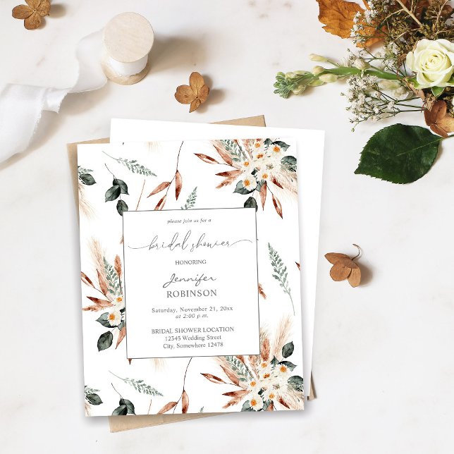 Budget Copper Boho Pampas & Floral Vrijgezellenfee (Creator heeft geüpload)