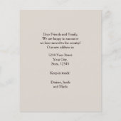 Budget Cow Rustic Country Western Farm Carte de dé (Dos)