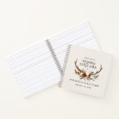 Budget crème rouille fleurie mariage livre d'hôtes (Intérieur)