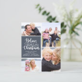 Budget croire à la magie de la carte de Noël (Debout devant)