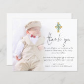 Budget Cross Foto Christening Baptisme Hartelijk d (Voorkant / Achterkant)