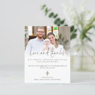 Budget Cross Foto Christening Love Bedankt