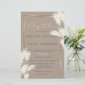 Budget Custom Abby1 Elegant Ivory Pampas Grass (Staand voorkant)