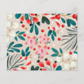 Budget Cute Merry-kerstfotokaarten Flyer (Achterkant)