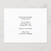 Budget Cute We hebben de 'Dog Moving Announcement' (Achterkant)