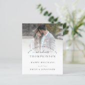 Budget d'abord Noël M. et Mme Carte de noms de pho (Debout devant)