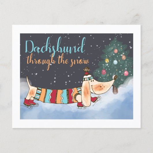 BUDGET Dachshund through the Snow (Voorkant)