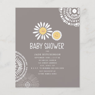 Budget Daisy Boho Baby shower