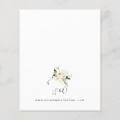 Budget Daisy White Floral Wedding (Achterkant)