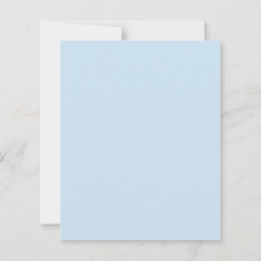 Budget Dank u Blauw Elephant Baby shower (Achterkant)