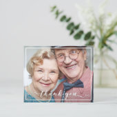 Budget Dank u Jubileum Typografie Foto (Staand voorkant)